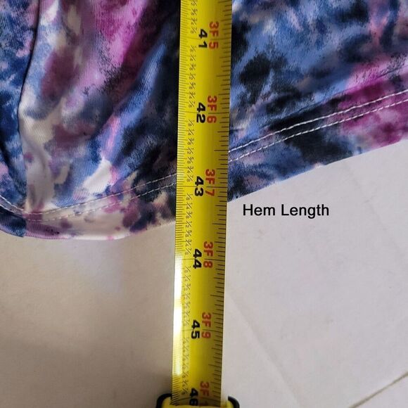 Cynthia Rowley Blue Purple Front Wrap Maxi Dress Size M - Picture 6 of 7